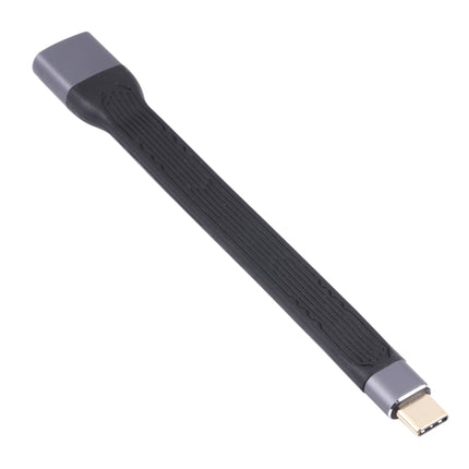 10Gbps USB-C / Type-C Male to USB 3.0 Female Soft Flat Data Transmission Fast Charging Cable, USB-C / Type-C Male to USB 3.0 Female