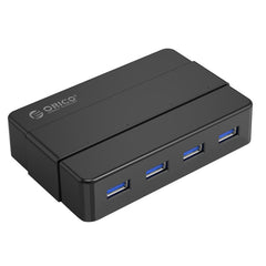 ORICO H4928-U3 ABS High Speed 4 Ports USB 3.0 HUB with 12V Power Adapter for Smartphones / Tablets