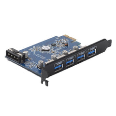 ORICO PVU3-4P 4 Ports USB3.0 PCI Express Card for Desktop, 4 Ports USB3.0