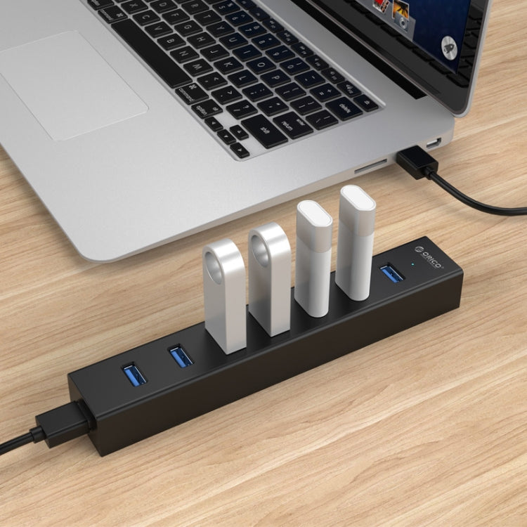 ORICO H7013-U3 ABS Material Desktop 7 Ports USB 3.0 HUB with 1m USB Cable