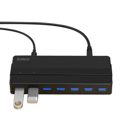 ORICO H7928-U3 ABS Material Desktop 7 Ports USB 3.0 HUB with 1m Cable, USB 3.0