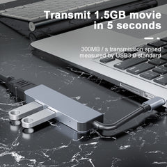 2011N 3 In 1 USB 3.0 x2 + HDMI Multi-function Type-C / USB-C HUB Docking Station, 2011N USB 3.0 x2 + HDMI