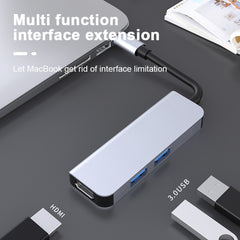 2011N 3 In 1 USB 3.0 x2 + HDMI Multi-function Type-C / USB-C HUB Docking Station, 2011N USB 3.0 x2 + HDMI