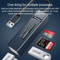 15101 5 in 1 USB3.0 to 3 x USB + SD / TF Card Reader HUB Adapter, USB3.0