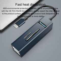 15101 5 in 1 USB3.0 to 3 x USB + SD / TF Card Reader HUB Adapter, USB3.0