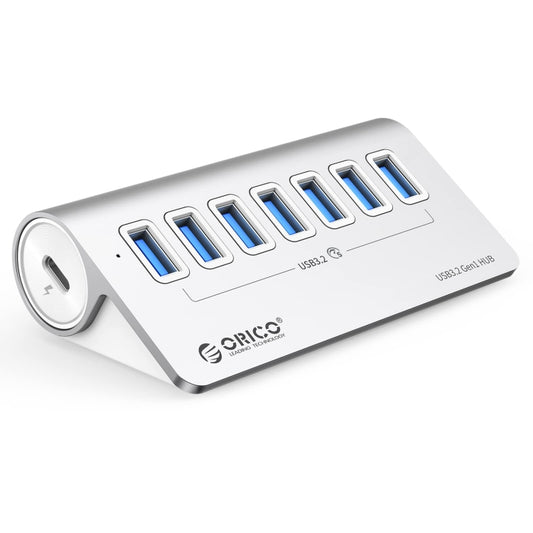 ORICO M3U7 Aluminum Alloy 7-Port USB 3.2 Gen1 5Gbps HUB with 1m Cable, M3U7 1m