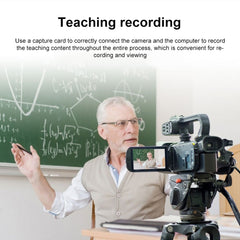CJK0266 USB3.0 Male to HDMI Female Audio Video Capture Card, USB3.0 to HDMI