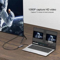 CJK0266 USB3.0 Male to HDMI Female Audio Video Capture Card, USB3.0 to HDMI