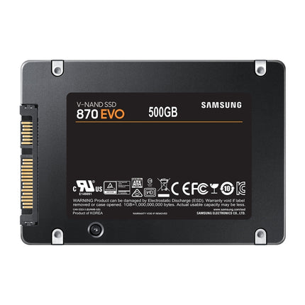 Original Samsung 870 EVO 500GB 2.5 inch SATAIII Solid State Drive