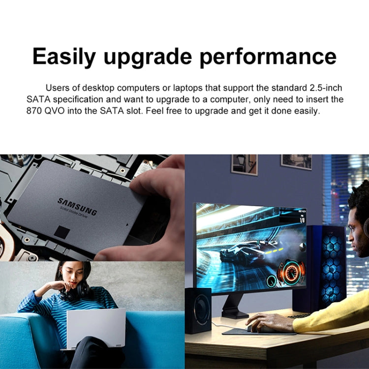 Original Samsung 870 QVO 1TB 2.5 inch SATA Solid State Drive