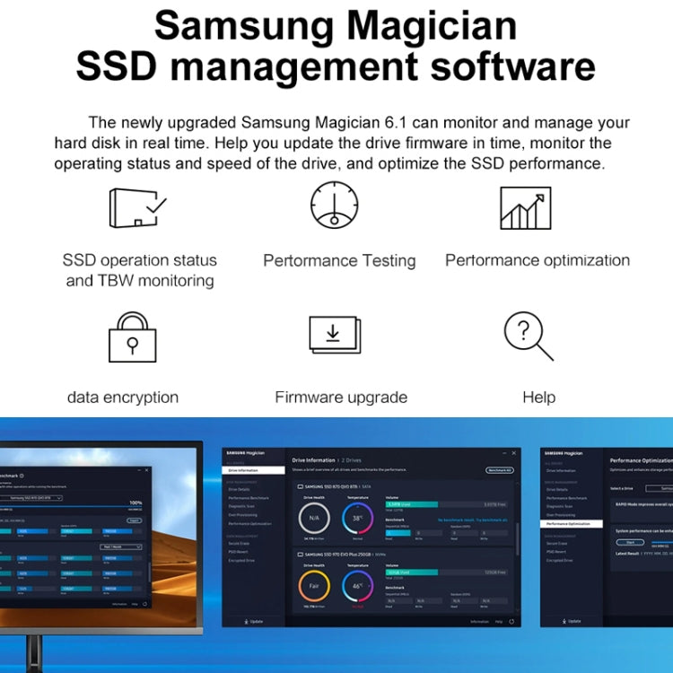 Original Samsung 870 QVO 1TB 2.5 inch SATA Solid State Drive