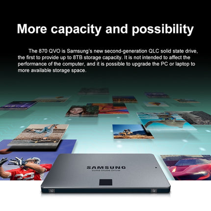 Original Samsung 870 QVO 1TB 2.5 inch SATA Solid State Drive