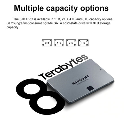 Original Samsung 870 QVO 1TB 2.5 inch SATA Solid State Drive