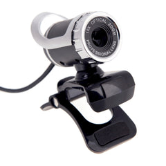 A859 480 Pixels HD 360 Degree WebCam USB 2.0 PC Camera with Sound Absorption Microphone for Computer PC Laptop, Cable Length: 1.4m