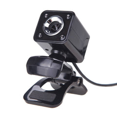 A862 360 Degree Rotatable 480P WebCam USB Wire Camera with Microphone & 4 LED lights for Desktop Skype Computer PC Laptop, Cable Length: 1.4m, PC3455B, PC3455BR, PC3455R