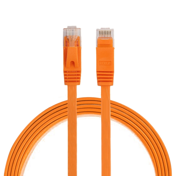 1m CAT6 Ultra-thin Flat Ethernet Network LAN Cable, Patch Lead RJ45, Length: 1m