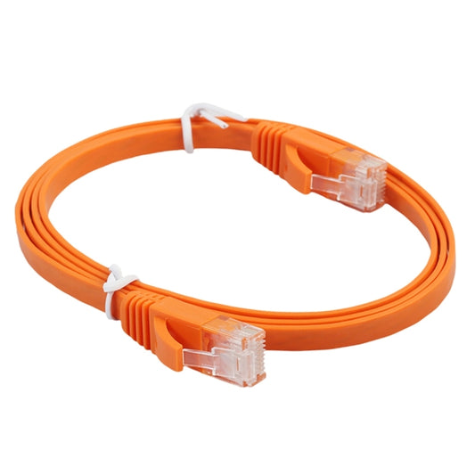 1m CAT6 Ultra-thin Flat Ethernet Network LAN Cable, Patch Lead RJ45, Length: 1m