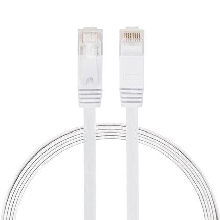 1m CAT6 Ultra-thin Flat Ethernet Network LAN Cable, Patch Lead RJ45, Length: 1m
