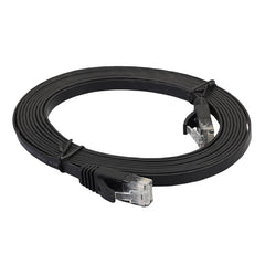 1.8m CAT6 Ultra-thin Flat Ethernet Network LAN Cable, Patch Lead RJ45, Length: 1.8m