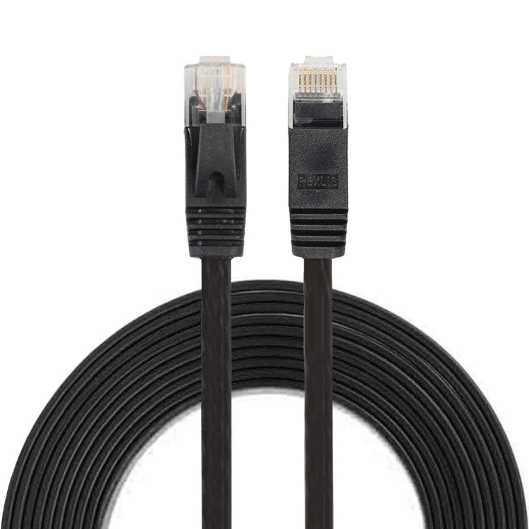 3m CAT6 Ultra-thin Flat Ethernet Network LAN Cable, Patch Lead RJ45, Length: 3m