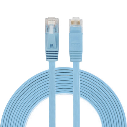 3m CAT6 Ultra-thin Flat Ethernet Network LAN Cable, Patch Lead RJ45, Length: 3m