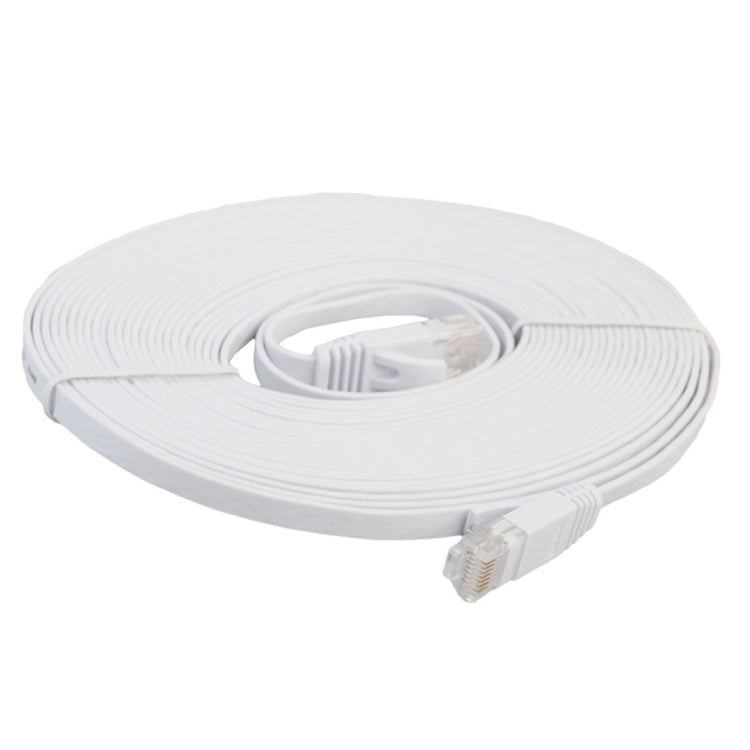 8m CAT6 Ultra-thin Flat Ethernet Network LAN Cable, Patch Lead RJ45, Length: 8m