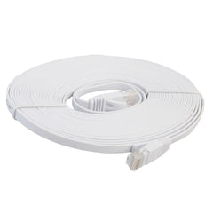 8m CAT6 Ultra-thin Flat Ethernet Network LAN Cable, Patch Lead RJ45, Length: 8m