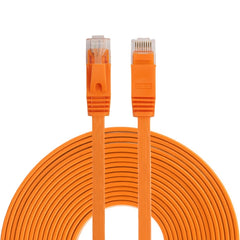 10m CAT6 Ultra-thin Flat Ethernet Network LAN Cable, Patch Lead RJ45, Length: 10m