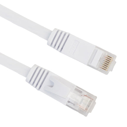 15m CAT6 Ultra-thin Flat Ethernet Network LAN Cable, Patch Lead RJ45, Length: 15m