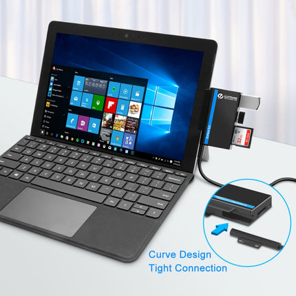 ROCKETEK RT-SGO737 2 USB 3.0 + Micro USB Interface Hub for Microsoft Surface Go, with 2 TF Card & SD Card Slots, RT-SGO737