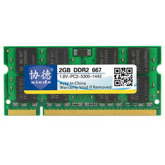 XIEDE X025 DDR2 667MHz 2GB General Full Compatibility Memory RAM Module for Laptop, 667MHz 2GB