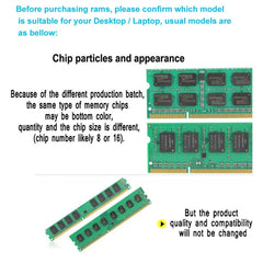 XIEDE X015 DDR2 533MHz 2GB General Full Compatibility Memory RAM Module for Desktop PC, 533MHz 2GB Full Compatibility