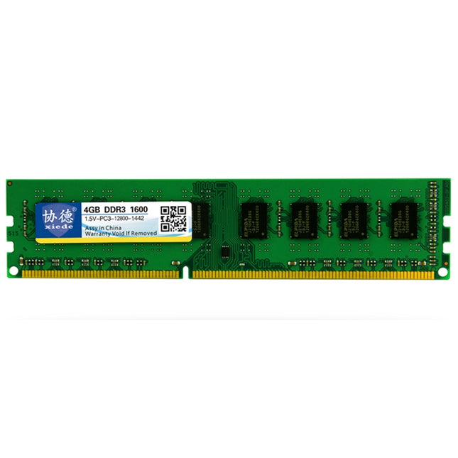 XIEDE X040 DDR3 1600MHz 4GB General AMD Special Strip Memory RAM Module for Desktop PC, 1600MHz 4GB General AMD Special Strip