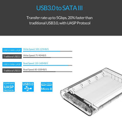 ORICO 3139U3 3.5 inch SATA HDD USB 3.0 Micro B External Hard Drive Enclosure Storage Case, USB 3.0 (3.5 inch)