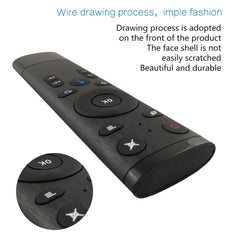 Q5 2.4G RF 3D Brushed Fashion Somatosensory Universal Air Mouse Remote Controller