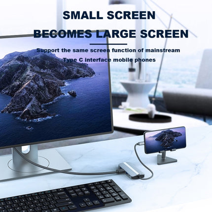 BYL-2109 5 in 1 USB-C / Type-C to USB Multifunctional Docking Station HUB Adapter, BYL-2109