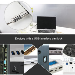 Universal USB Interface Laptop Security Lock, USB Interface