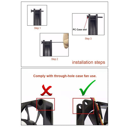 60 PCS 40mm Anti Vibration Soft Damping Nail Rubber Silicone Computer Fan Screw, 60 PCS 40mm, 60 PCS 40mm (Blue)