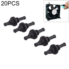 20 PCS 29.9mm Anti Vibration Soft Damping Nail Rubber Silicone Computer Fan Screw, 20 PCS 29.9mm