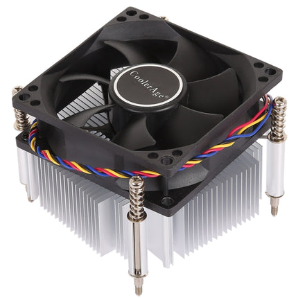 4Pin CPU Cooler Mute Silent Fan Heat Sink for Intel 1155 / 1151 / i3 / i5, Intel 1155 / 1151 / i3 / i5