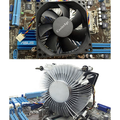 4Pin CPU Cooler Mute Silent Fan Heat Sink for Intel 1155 / 1151 / i3 / i5, Intel 1155 / 1151 / i3 / i5