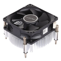 4Pin CPU Cooler Mute Silent Fan Thickened Aluminum Heat Sink for Intel 1155 / 1150 / 1151, Intel 1155 / 1150 / 1151