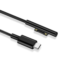 Surface Pro 7 / 6 / 5 to USB-C / Type-C Male Interfaces Power Adapter Charger Cable for Microsoft Surface Pro 7 / 6 / 5 / 4 / 3 / Microsoft Surface Go, Type-C to Microsoft Surface