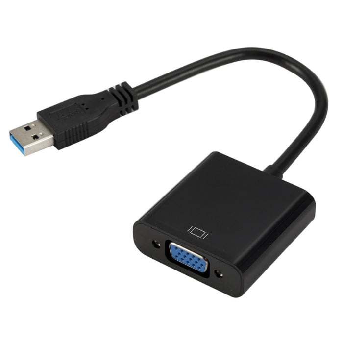 External Graphics Card Converter Cable USB3.0 to VGA, Resolution: 1080P, 1080P (Black), 1080P (Blue), 1080P