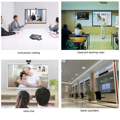 HXSJ S50 30fps 100 Megapixel 720P HD Webcam for Desktop / Laptop / Smart TV, with 10m Sound Absorbing Microphone, Cable Length: 1.4m, S50