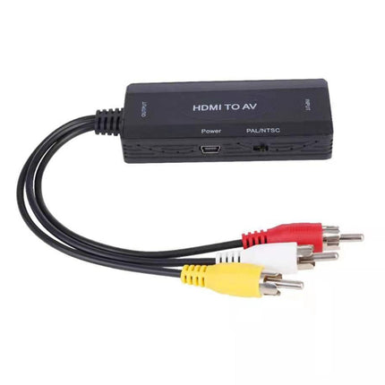 HDMI to AV Converter, Support PAL NTSC, HDMI to AV