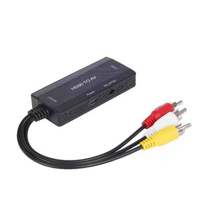 HDMI to AV Converter, Support PAL NTSC, HDMI to AV
