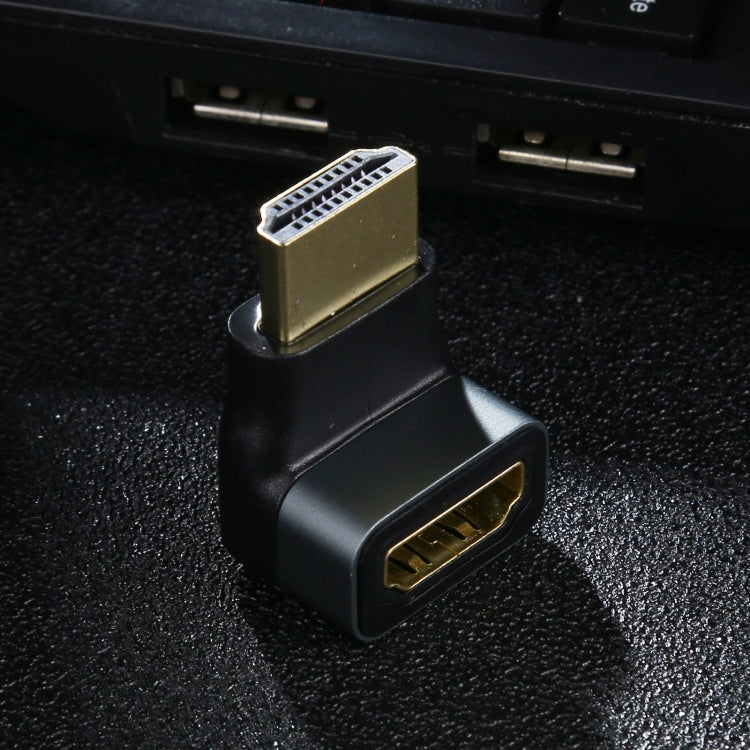 HDMI male to HDMI Female 90 Degree Elbow Head Aluminium Alloy Adapter, HDMI Female to HDMI Female