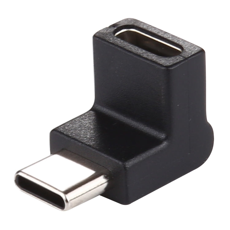 Type-C / USB-C Male to Type-C / USB-C Female 90 Degree Elbow Head Aluminium Alloy Adapter