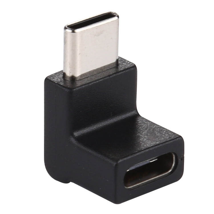 Type-C / USB-C Male to Type-C / USB-C Female 90 Degree Elbow Head Aluminium Alloy Adapter